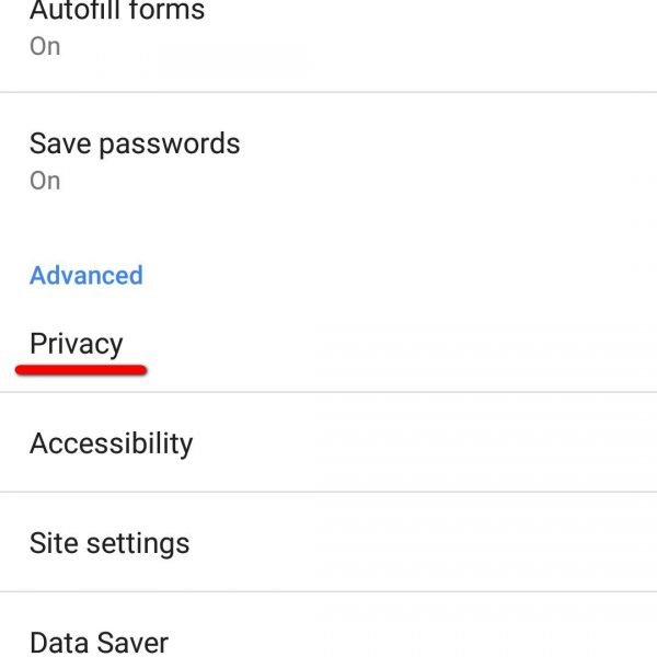 How to delete browsing history Android
