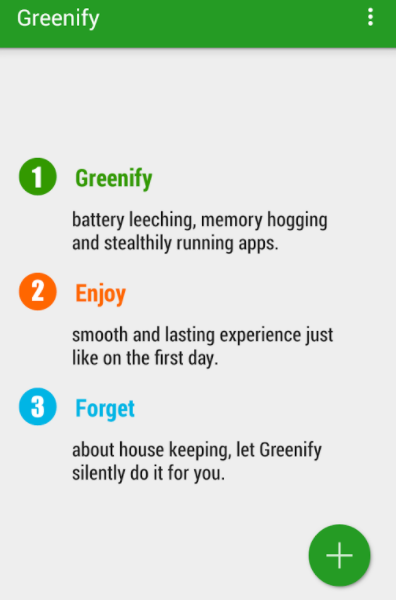 greenify app