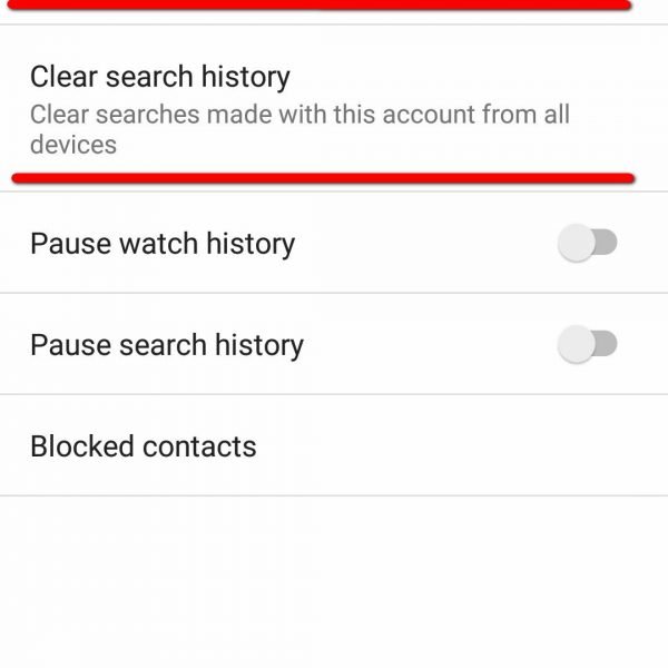 How to delete Youtube history