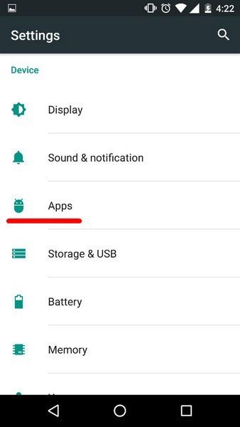 Remove cache on Android phone