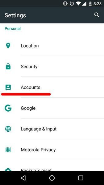How to remove Google Account