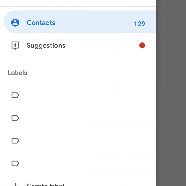 Backup contacts