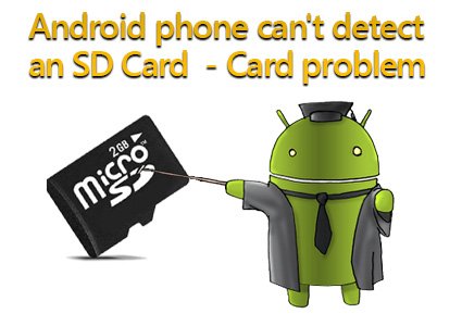 Android can't detect a SD Card