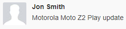 Motorola Moto Z2 Play update