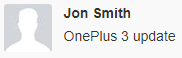 OnePlus 3 update