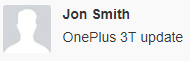 OnePlus 3T update