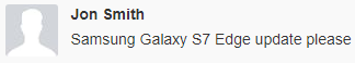 Samsung Galaxy S7 Edge update