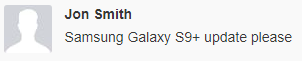 Samsung Galaxy S9 Plus update