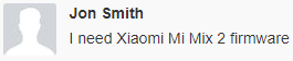 Xiaomi Mi Mix 2 update