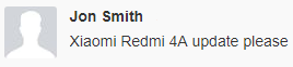 Xiaomi Redmi 4A update