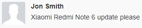 Xiaomi Redmi Note 6 update