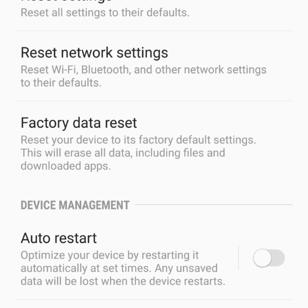 the phone does not connect to WiFi Reset network settings