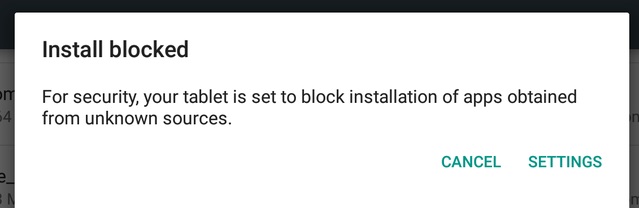 install blocked