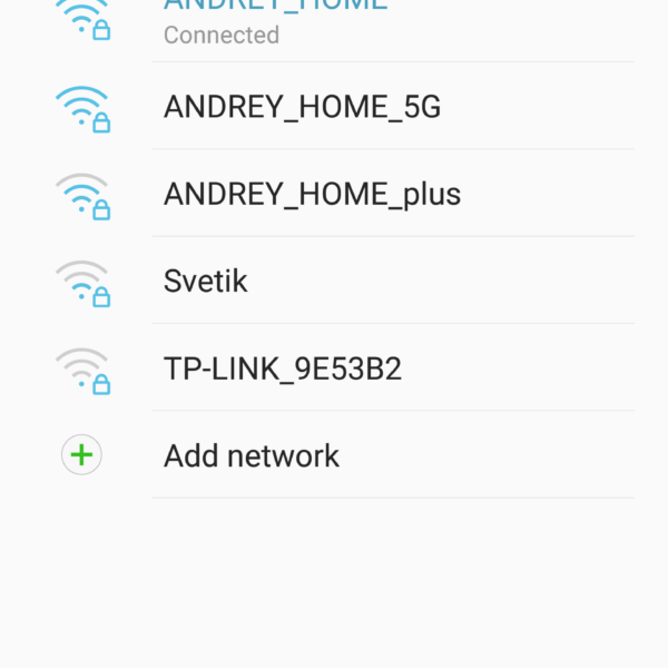 the phone does not connect to WiFi